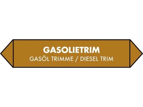 Sticker Gasolietrim 100x20mm